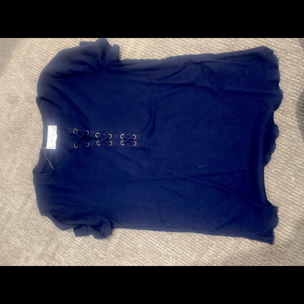 Short sleeve blue tee!